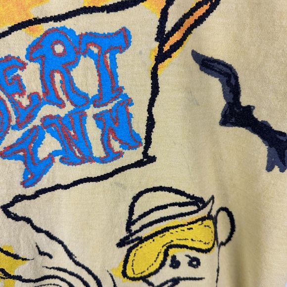 Mens Y2K Division Of Labor Streetwear Artistic Logo Graphic Shirt Size M - Picture 5 of 8